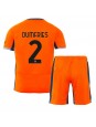 Inter Milan Denzel Dumfries #2 Kolmaspaita Lasten 2023-24 Lyhythihainen (+ shortsit)